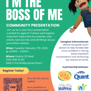 SSAIC Presents: I'm The Boss of Me